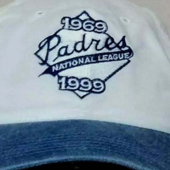 SAN DIEGO PADRES Cap MLB *30 Year Anniversary 1969-1999 National League - KFMB - Picture 2 of 9